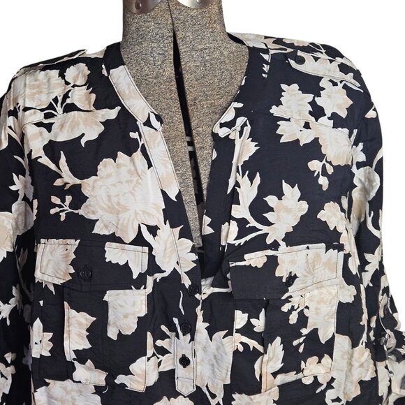 NWT Torrid Harper 3/4 Sleeve Blouse 1X/14-16 - Picture 5 of 13